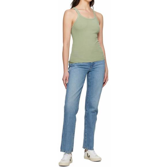 NEW RE/DONE women's 70s cigarette jean in blue sea - Picture 4 of 4